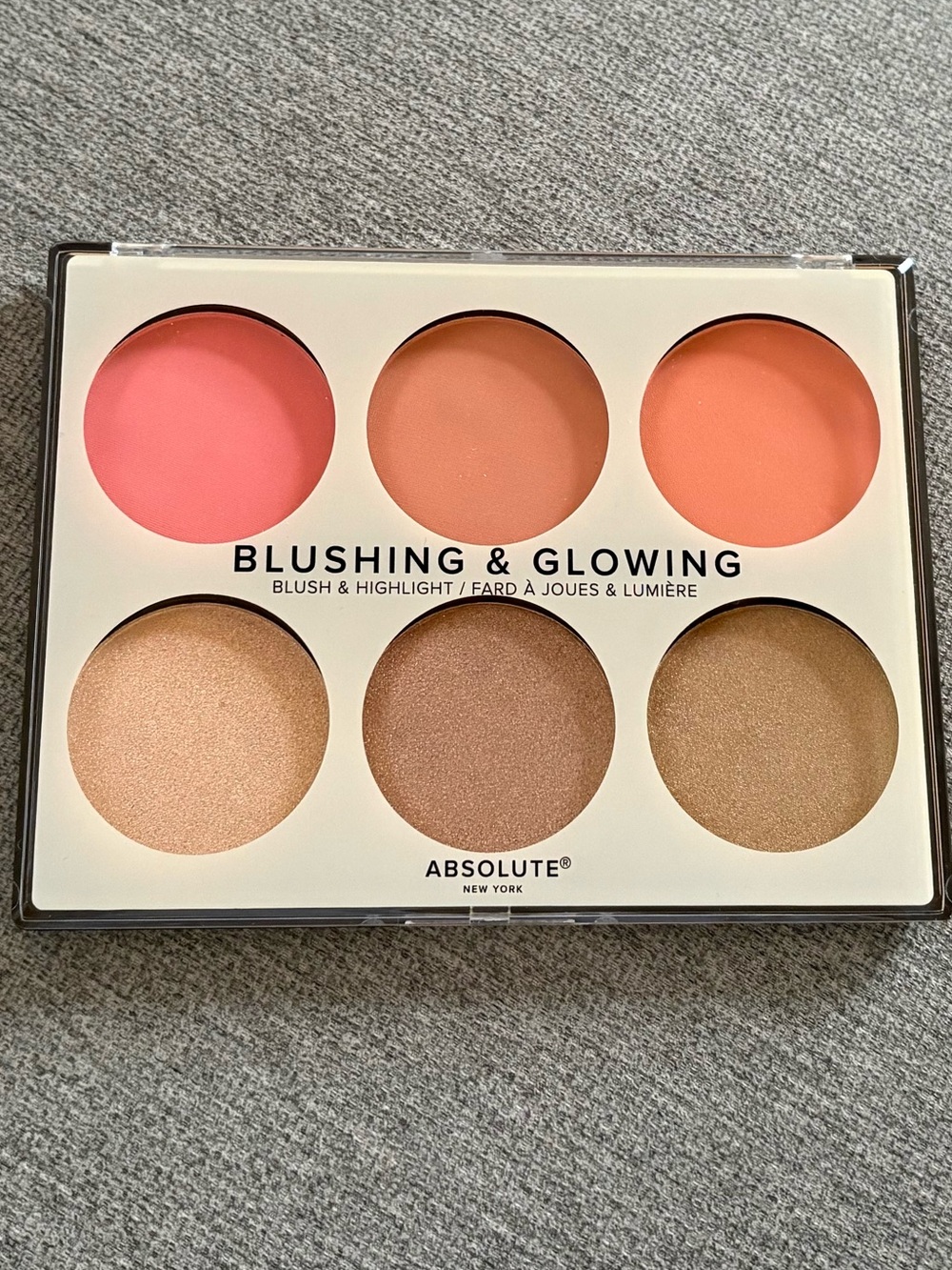 Absolute New York Blushing & Glowing Blush & Highlight Palette